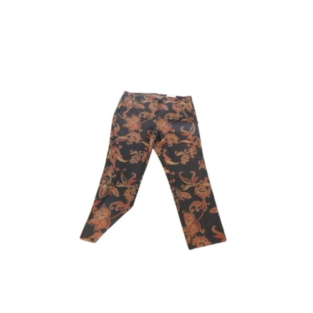 Chico's Size 16 (3) So Slimming Paisley Print STRETCH Knit Ankle Pants NWT $99